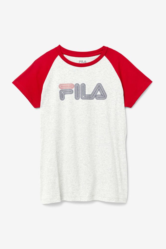 Tricou Fila Dama Albi Baseball KVCQ-15498